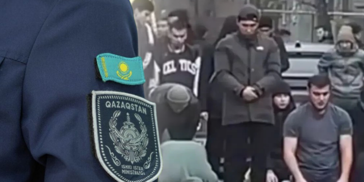 Алматыда жолды жауып намаз оқыды