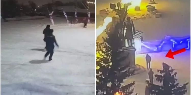 Масайған жастар ұлы Абайдың ескерткішіне мініп, бұзақылық жасаған