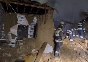 Газ жарылып, 6 адамды күйік шалды: ВИДЕО