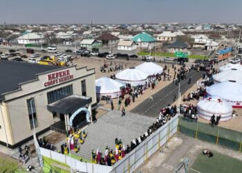 Шиелі ауданында дене шынықтыру-сауықтыру кешені ашылды