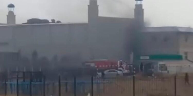 Мешітте өрт болып, жасөспірім зардап шекті ВИДЕО