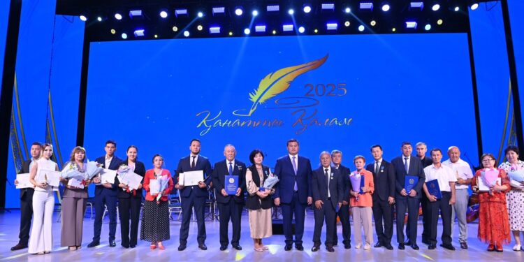 Қызылордада «Қанатты қалам-2025» салтанатты шарасы өтті