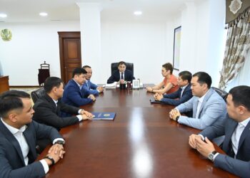 Қызылордаға Жамбыл облысының ресми делегациясы іссапармен келді