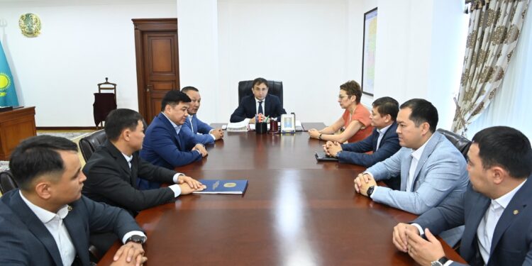 Қызылордаға Жамбыл облысының ресми делегациясы іссапармен келді