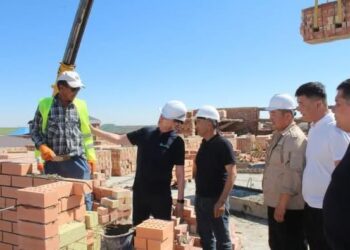 Қазалыда инсульт және кардиология орталығының құрылысы қарқынды жүруде