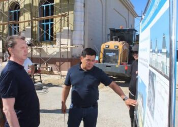 Қазалы теміржол вокзалының күрделі жөндеу жұмыстарымен танысты