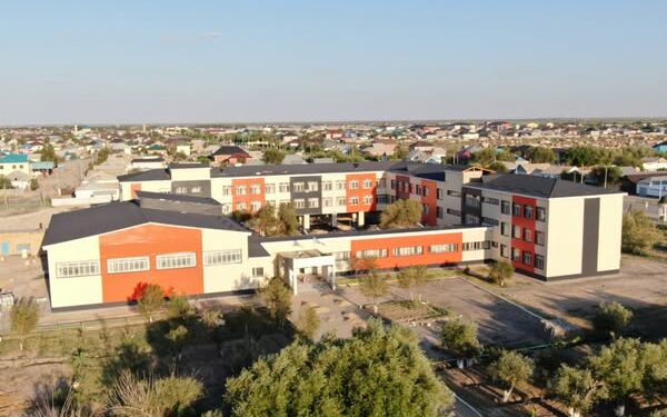 Қазалыдағы орта мектепте күрделі жөндеу жұмыстары жүргізілуде