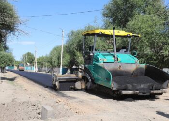 «Таза Қазақстан»: Жалағаш ауданында абаттандыру және құрылыс жұмыстары жандануда