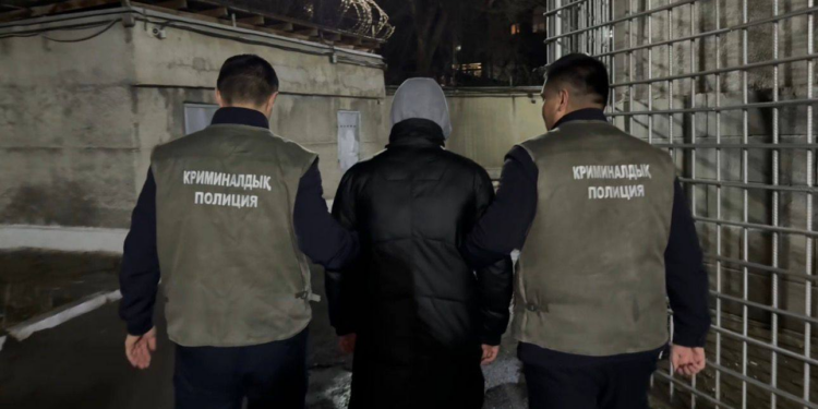 Әйелдерді аңдыған екі ер адам қамауға алынды.