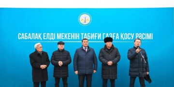 Сабалақ саяжайына газ берілді