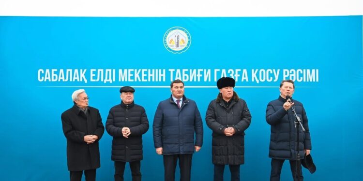 Сабалақ саяжайына газ берілді