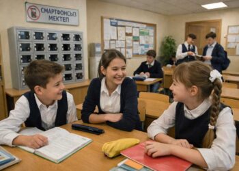 Оқушы назарын білімге бұру: мектептерде смартфонға жаңа тәртіп енгізілмек