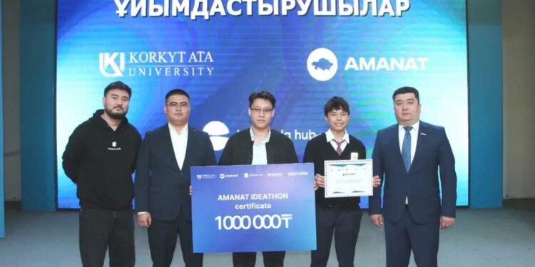 Қызылордада өткен «AMANAT IDEATHON» хакатонында үздік жобалар анықталды