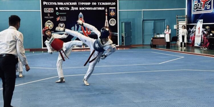 AMANAT партиясы қолдауымен Байқоңырда таеквондодан республикалық турнир басталды