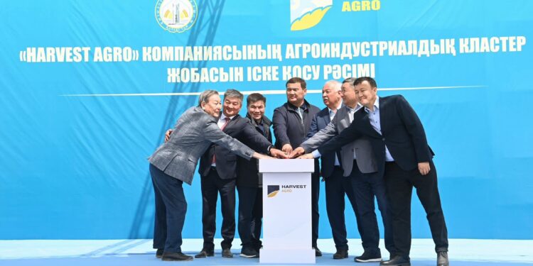 АЙМАҚТА HARVEST AGRO АГРОИНДУСТРИАЛДЫ КЛАСТЕРІН ҚҰРУ ЖОБАСЫНЫҢ БІРІНШІ КЕЗЕҢІ БАСТАЛДЫ