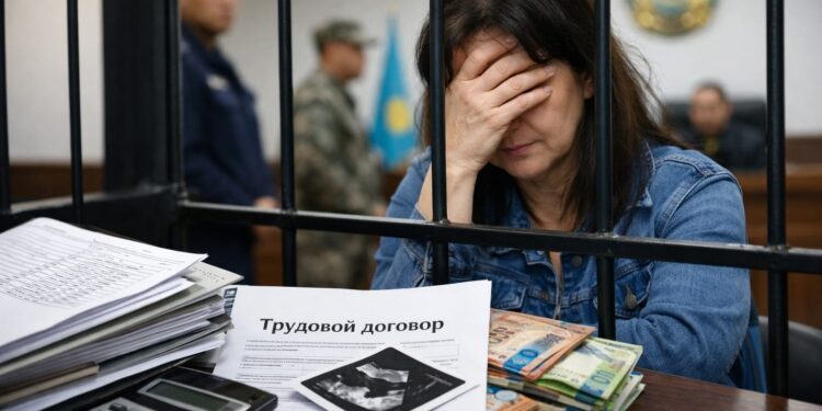 Жалған еңбек келісімдері арқылы ақша тапқан бухгалтер сотталды