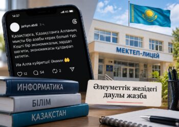«Қазақтарға, Қазақстанға Алланың мықты бір азабы керек»: Қарағандылық мұғалімнің жазбасы дауға қалды